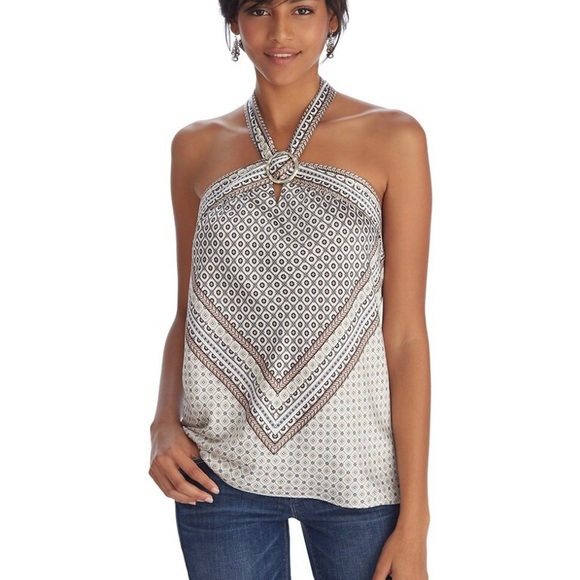 white house black market halter top